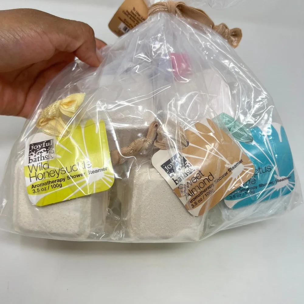 Joyful Bath Co Aromatherapy Shower Steamers Set of 8 Assorted Scents Sealed